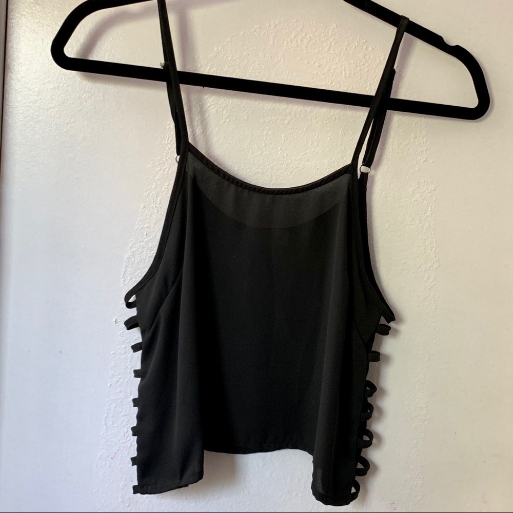 🖤 Brandy Melville black crop top 🖤 - Picture 2 of 4